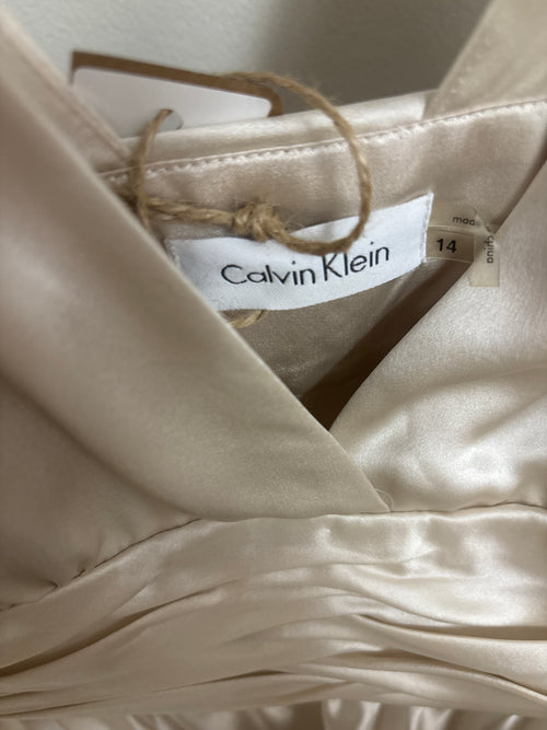 Calvin Klein mekko silkkiä koko 14