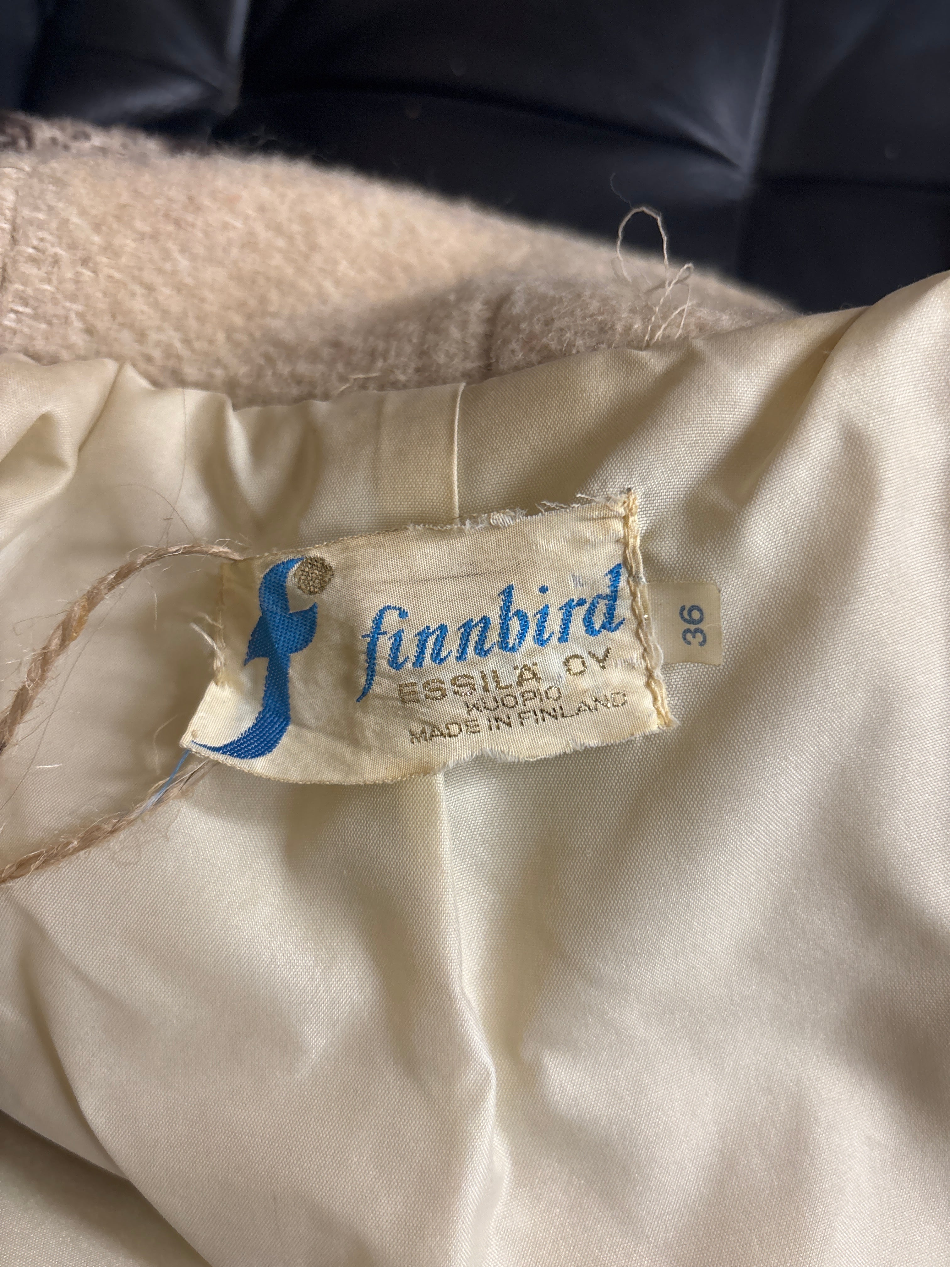 Finnbird takki koko 36